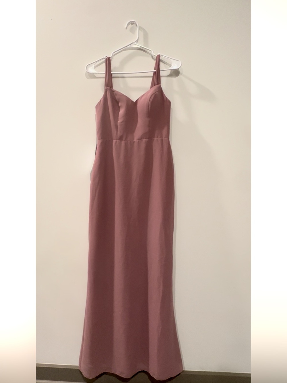 Azazie vintage mauve Spaghetti-Strap Maxi Dress